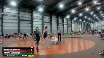 180 lbs Finals (8 Team) - Amirah Lencrerot, Combat Athletics Girls vs Brooklyn Newton, Team Ohio Scarlet