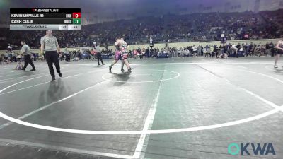 Consolation - Kevin LINVILLE Jr, Skiatook Youth Wrestling vs Cash Culie, Wagoner Takedown Club