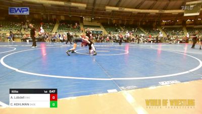 80 lbs Consolation - Alex Lobdell, Cowboy Wrestling Club vs CLINT KOHLMAN, Dundee