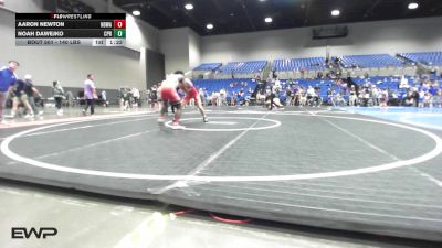 140 lbs Rr Rnd 1 - Aaron Newton, NORTH DESOTO WRESTLING ACADEMY vs Noah Dawejko, Panther Youth Wrestling