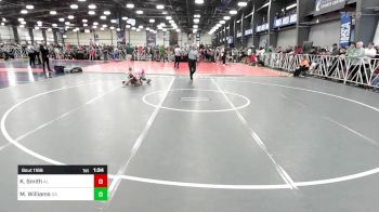 100 lbs Round Of 32 - Kyla Smith, AL vs Mikayla Williams, GA