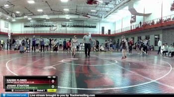 90 lbs Cons. Round 7 - Xavier Flores, Center Grove Wrestling Club vs Josiah Stanton, Bloomington South Wrestling Cl