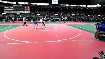 146 lbs Champ. Round 1 - Riley Lovell, LBSA vs Grady Duma, DEF2