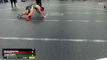 84 lbs Placement (4 Team) - Ed Encarnacion, Headhunters vs Yusuf Konte, Springford Rams