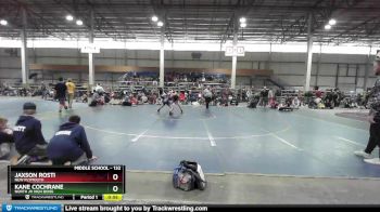 132 lbs Cons. Round 3 - Jaxson Rosti, New Plymouth vs Kane Cochrane, North Jr High Boise