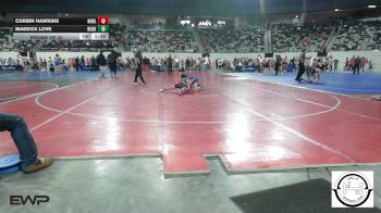92 lbs Round Of 32 - Corbin Hawkins, Noble Takedown Club vs Maddox Love, Husky Wrestling Club