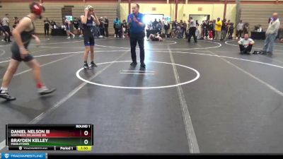 110 lbs Round 1 - Brayden Kelley, Middletown vs Daniel Nelson Iii, Northern Delaware WA