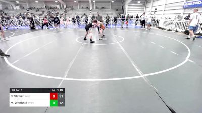 112 lbs Rr Rnd 3 - Brady Slicker, Team Shutt Bowman vs MASON Wenhold, Shore Thing Sand