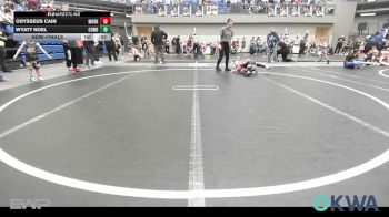 49 lbs Semifinal - Odysseus Cain, Morrison Takedown Club vs Wyatt Noel, Cowboy Wrestling Club
