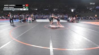 6A/5A Girls 190 Cons. Round 1 - Jaiden Campbell, Roseburg Girls vs Hailey Garcia, Tigard Girls