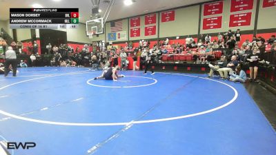 132 lbs Consi Of 16 #1 - Mason Dorsey, Bartlesville vs Andrew McCormack, Hilldale