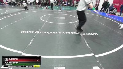 140 lbs Quarterfinal - Ava Mendoza, Terra Nova vs Mei Elgierari, Gunn