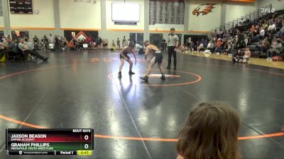 N-21 lbs Quarterfinal - Jaxson Beason, Empire Academy vs Graham Phillips, Mediapolis Youth Wrestling