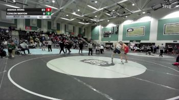 159 lbs Cons. Round 4 - Conlon Merton, Bonita Vista vs Joshua Wong, Mt Carmel