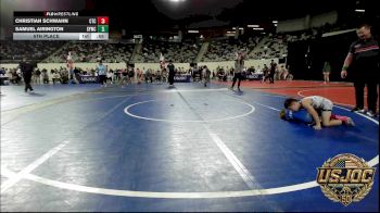 58 lbs 5th Place - Christian Schwahn, Chandler Takedown Club vs Samuel Airington, Saints Youth Wrestling Club