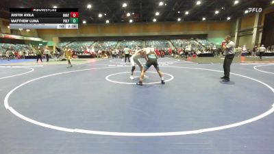 149 lbs Round Of 32 - Justin Avila, UNATT-Grand View vs Matthew Luna, Cal Poly