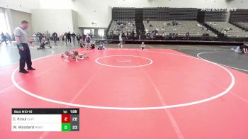 93 lbs 5th Place - Caden Krsul, Level Up ES vs Walker Woodard, Minion Green