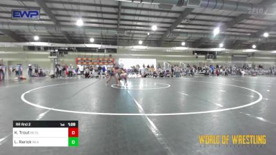 100 lbs Rr Rnd 2 - Kiyana Trout, Nebraska Elite vs Losa Nau Rarick, Westlake