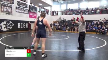 189 lbs Semifinal - Timothy Saylor, Berks Catholic vs Joseph Rice, Kutztown