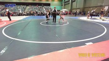 68 lbs 5th Place - Dusty Wilson, Salem Elite Mat Club vs IZELIA BOGGUST, Yucaipa Thunder Wrestling Club