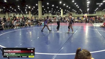 130+140 Round 3 - Elizabeth Herhold, Trojan Wrestling Academy LLC vs Eden Turner, Jr. Spartans Wrestling Club