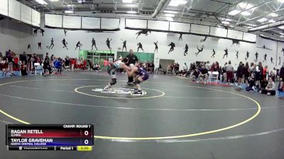 138A Champ. Round 1 - Ragan Retell, Elmira vs Taylor Graveman, North Central College