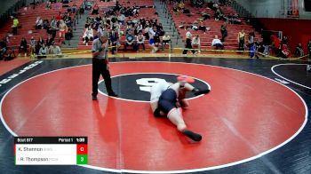 215 lbs Quarterfinal - Roman Thompson, Central Catholic HS (Pittsburgh) vs Kaden Shannon, Southmoreland Hs