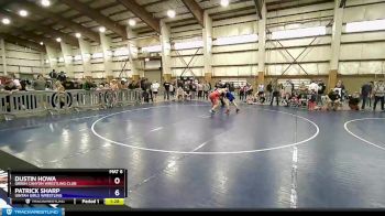 173-182 lbs Round 3 - Dustin Howa, Green Canyon Wrestling Club vs Patrick Sharp, Uintah Girls Wrestling