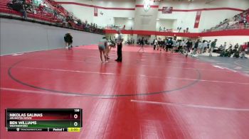 138 lbs Round 4 - Ben Williams, Weatherford vs Nikolas Salinas, Arlington Bowie