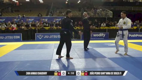 João Pedro Sant'Anna De Souza Fi vs Zain Ahmad Chaudhry 2026 Pan Jiu Jitsu IBJJF Championship