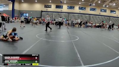 80 lbs Round 6 (8 Team) - Jake Wehner, Top Dawg Academy vs Gavin Summers, Crossroads Wrestling