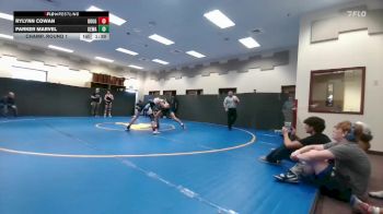 157 lbs Champ. Round 1 - Parker Marvel, Kelly Walsh vs Rylynn Cowan, Douglas