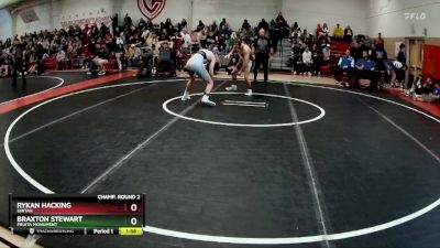 132 lbs Champ. Round 2 - Rykan Hacking, Uintah vs Braxton Stewart, Fruita Monument