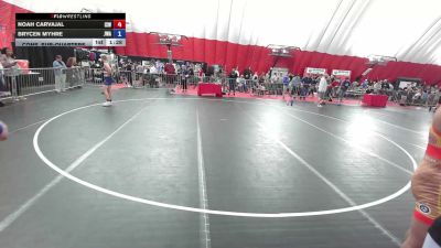 157 lbs Cons. Sub-quarters - Noah Carvajal, IZZY Style Wrestling vs Brycen Myhre, Jackrabbit Wrestling Academy