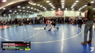 98 lbs Champ. Round 2 - Tanner McCray, Riverheads Youth Wrestling vs Samuel Atwood, Culpeper Warriors Wrestling Cl