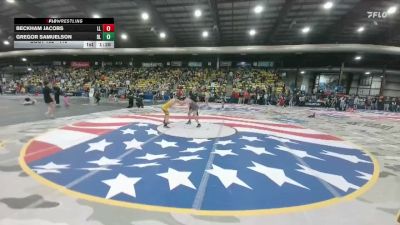 110 lbs Champ. Round 2 - Beckham Jacobs, Lander Legacy vs Gregor Samuelson, Devils Lake