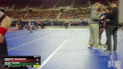 D3-157 lbs Cons. Round 2 - Anthony Manygoats, Cortez vs Brady Salinas, Agua Fria