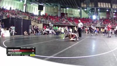 105 lbs Quarterfinal - Samuel Brown, Cozad Wrestling Club vs Bentley Freeman, Norfolk Club Wrestling