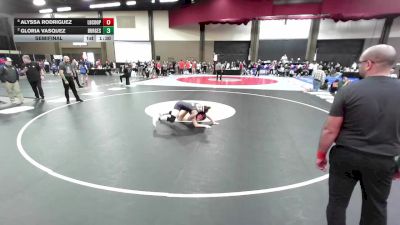 135 lbs Semifinal - Alyssa Rodriguez, Lubbock Cooper vs Gloria Vasquez, El Paso Burges