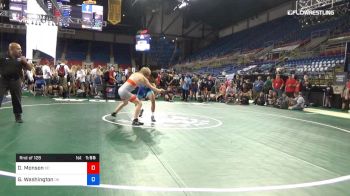 126 lbs Rnd Of 128 - Dragr Monson, South Dakota vs Garrett Washington, Oklahoma