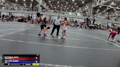 64 lbs Round 3 (8 Team) - Victoria Soto, RaZor GWC vs Peyton Quinn, MWA