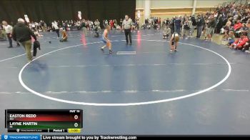 92 lbs Cons. Round 3 - Layne Martin, MI vs Easton Redd, MO