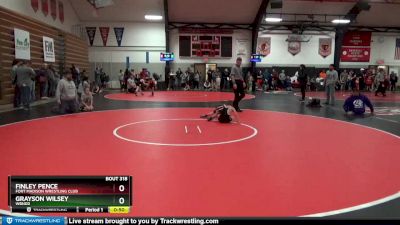 3 lbs Semifinal - Finley Pence, Fort Madison Wrestling Club vs Grayson Wilsey, WBNDD