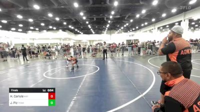 43 lbs Final - Hunter Carlyle, Mat Demon WC vs Josiah Piz, Team Coalinga