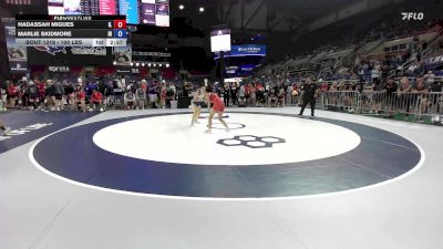 100 lbs Champ. Rd Of 64 - Hadassah Migues, IL vs Marlie Skidmore, ID