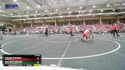 110 lbs Quarterfinal - Brayden Niedens, Wichita Blue Knights vs Carter Stevens, Plainville