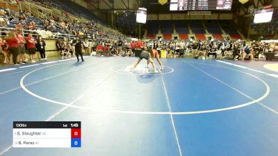 130 lbs Cons 8 #2 - Sophia Slaughter, VA vs Brooklyn Perez, AZ