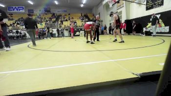 140-A lbs Consolation - Mykale Thomas, Fort Gibson Youth Wrestling vs Mason Vitle, Wagoner