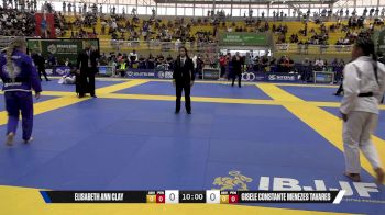 Gisele Constante Menezes Tavares vs Elisabeth Ann Clay 2025 Brasileiro Jiu-Jitsu IBJJF