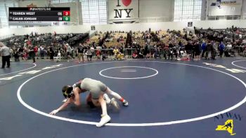 108 lbs Champ. Round 3 - Caleb Jordan, Colonie Wrestling vs Tehren West, Club Not Listed